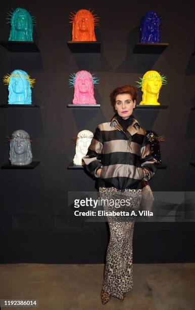 Antonia Dell'Atte attends the Howtan Re Preview Party at Howtan Space on December 06, 2019 in Rome, Italy.