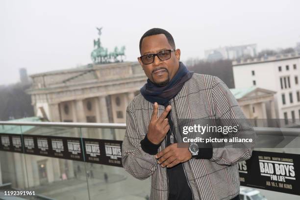 January 2020, Berlin: The actor Martin Lawrence comes to a photo session on the occasion of the German premiere of "Bad Boys For Life". Photo: Jörg...