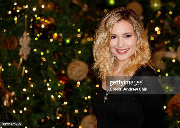 Actress Alexia Fast poses for a portrait during 2019 Whistler Film Festival at the Fairmont Chateau Whistler on December 06, 2019 in Whistler, Canada.