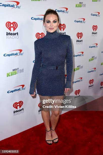 Hannah Brown attends 102.7 KIIS FM's Jingle Ball 2019 Presented by Capital One at the Forum on December 6, 2019 in Los Angeles, California.