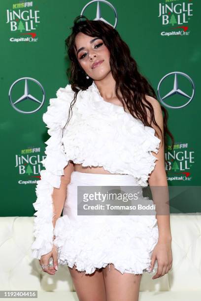 Camila Cabello attends 102.7 KIIS FM's Jingle Ball 2019 Presented by Capital One at the Forum on December 6, 2019 in Los Angeles, California.