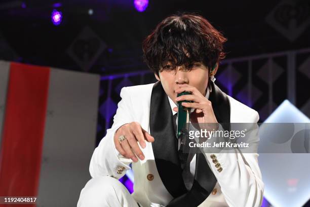 Of BTS performs onstage during 102.7 KIIS FM's Jingle Ball 2019 Presented by Capital One at the Forum on December 6, 2019 in Los Angeles, California.
