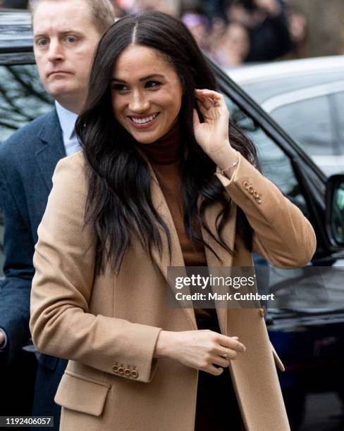 Meghan, Duchess of Sussex visits Canada House to meet with HE. Ms. Janice Charette, High Commissioner in Canada to the UK as well as staff to thank...