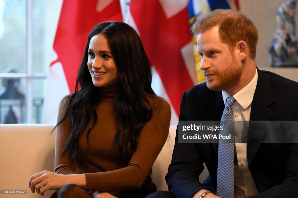 The Duke And Duchess Of Sussex Visit Canada House