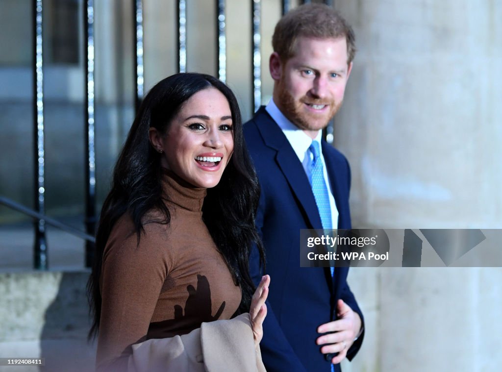 The Duke And Duchess Of Sussex Visit Canada House