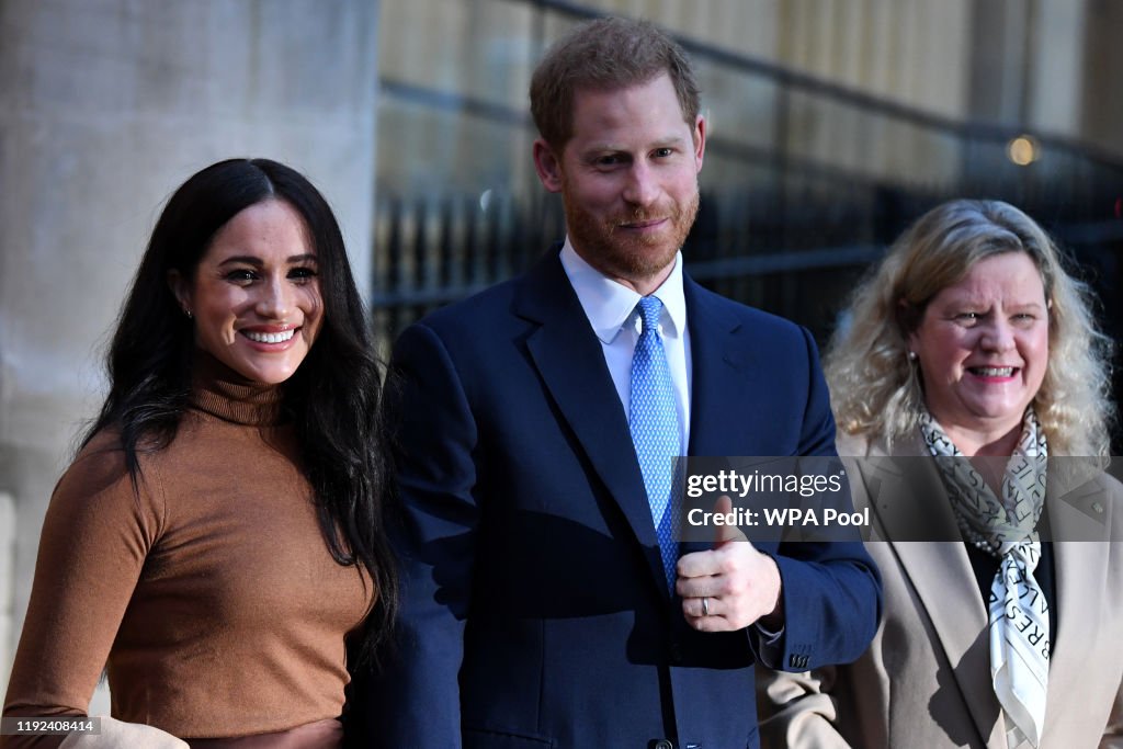 The Duke And Duchess Of Sussex Visit Canada House