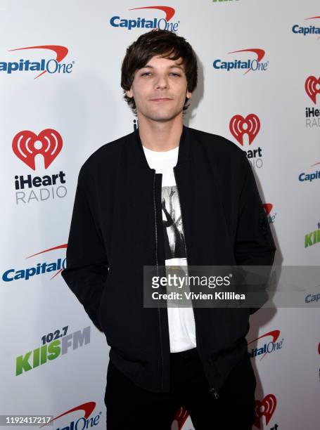 Louis Tomlinson attends 102.7 KIIS FM's Jingle Ball 2019 Presented by Capital One at the Forum on December 6, 2019 in Los Angeles, California.