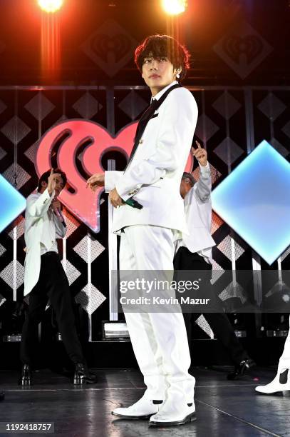 Of BTS performs onstage during 102.7 KIIS FM's Jingle Ball 2019 Presented by Capital One at the Forum on December 6, 2019 in Los Angeles, California.