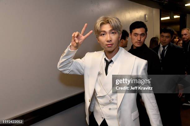 Of BTS attends 102.7 KIIS FM's Jingle Ball 2019 Presented by Capital One at the Forum on December 6, 2019 in Los Angeles, California.