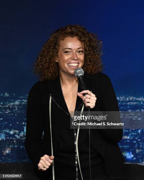 Comedian Michelle Wolf performs during her appearance at The Ice House Comedy Club on December 06, 2019 in Pasadena, California.
