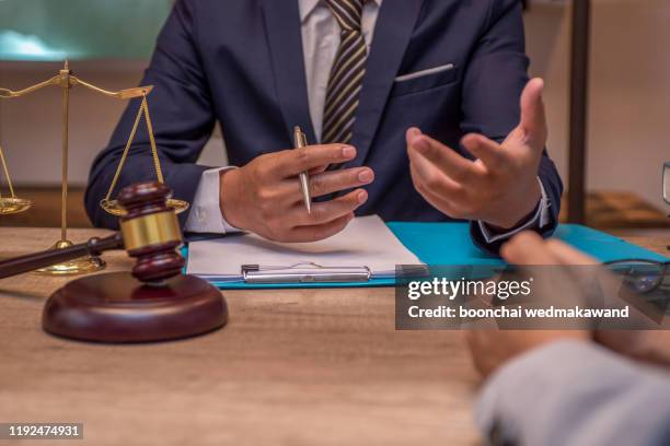 business people and lawyer or judge team discussing co-investment conference, concepts of law, advice, legal services. - people associated with politics & government stock pictures, royalty-free photos & images