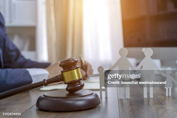 lawyer scales justice - law concepts on human rights - divorce court stock pictures, royalty-free photos & images