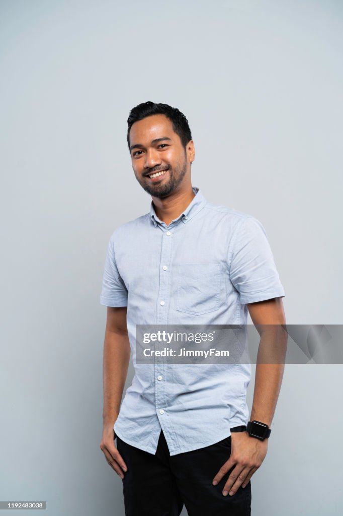 Portrait of a successful Malay Muslim Man