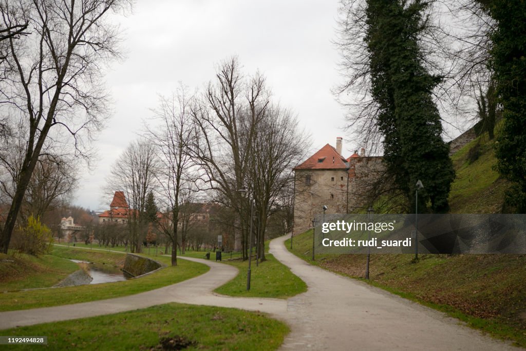 Old buildings of cesky Krumlov