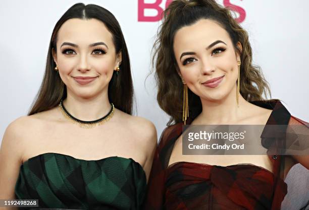 Veronica Merrell and Vanessa Merrell attend the world premiere of "Like A Boss" at SVA Theater on January 07, 2020 in New York City.