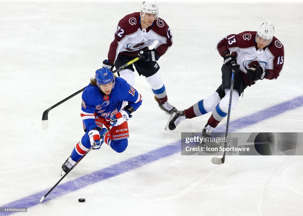 NHL: JAN 07 Avalanche at Rangers