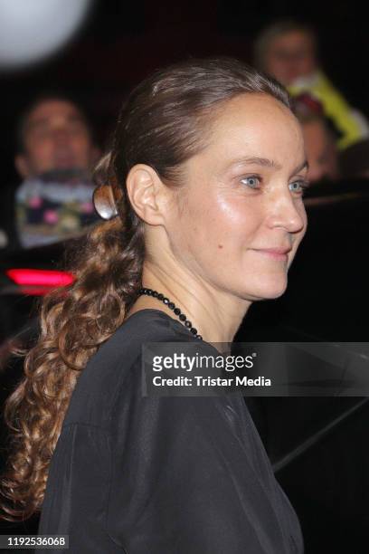 Jeanette Hain attends the "Lindenberg! Mach Dein Ding" world premiere at CinemaxX Dammtor on January 7, 2020 in Hamburg, Germany.