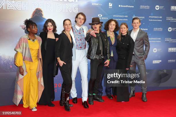 Christine Seraphin, Ruby O. Fee, Jeanette Hain, Jan Buelow, Udo Lindenberg, Hermine Huntgeburth, Julia Jentsch and Max von der Groeben attend the...