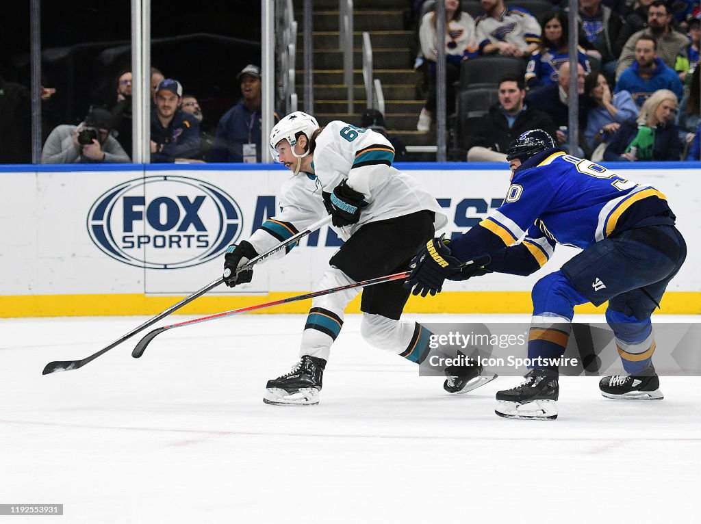 NHL: JAN 07 Sharks at Blues