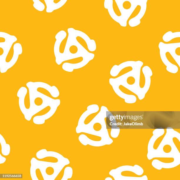 record adapter pattern silhouette - deck background stock illustrations