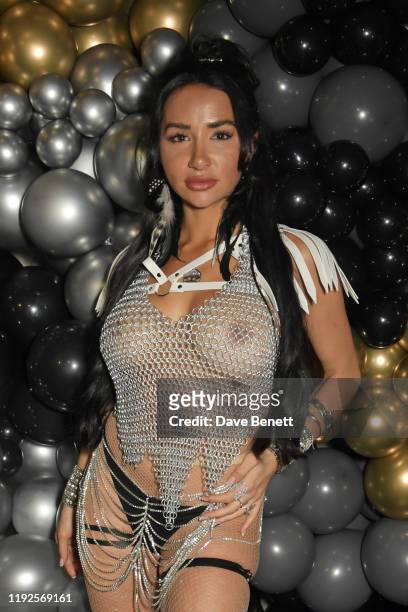Natasha Grano attends her birthday party at The Mandrake Hotel on January 8, 2020 in London, England.