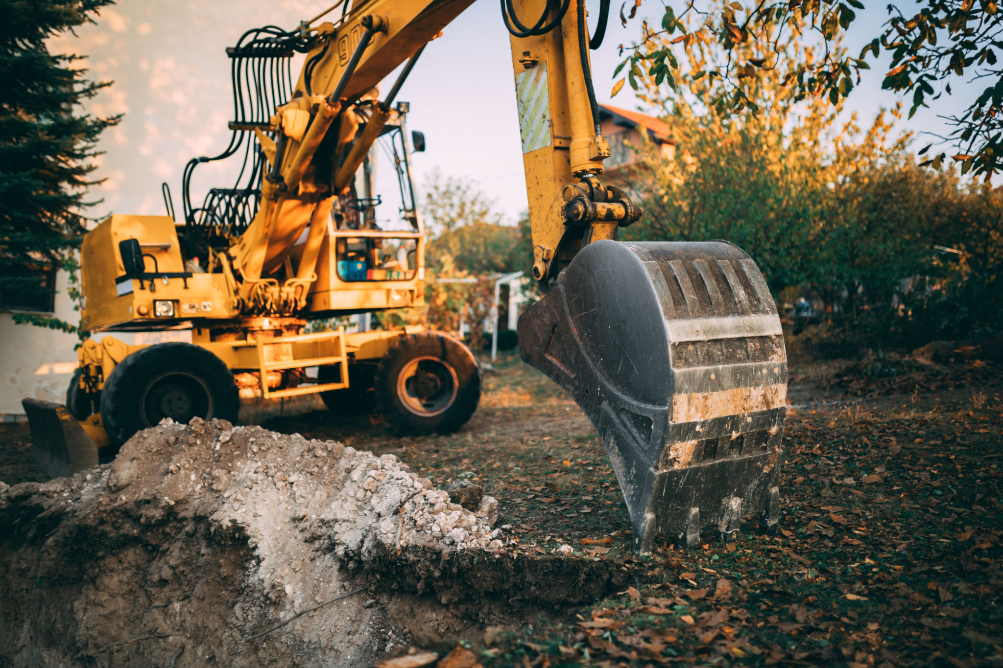 backyard construction