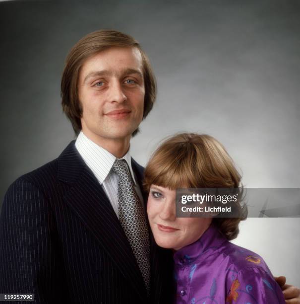 The engagement portrait of Earl Grosvenor and Natalia Phillips, who became Duke and Duchess of Westminster), 10th May 1978.