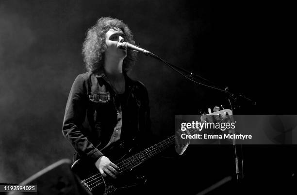 Benji Blakeway of Catfish and the Bottlemen performs onstage during KROQ Absolut Almost Acoustic Christmas 2019 at Honda Center on December 07, 2019...