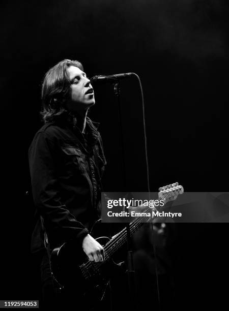 Van McCann of Catfish and the Bottlemen performs onstage during KROQ Absolut Almost Acoustic Christmas 2019 at Honda Center on December 07, 2019 in...