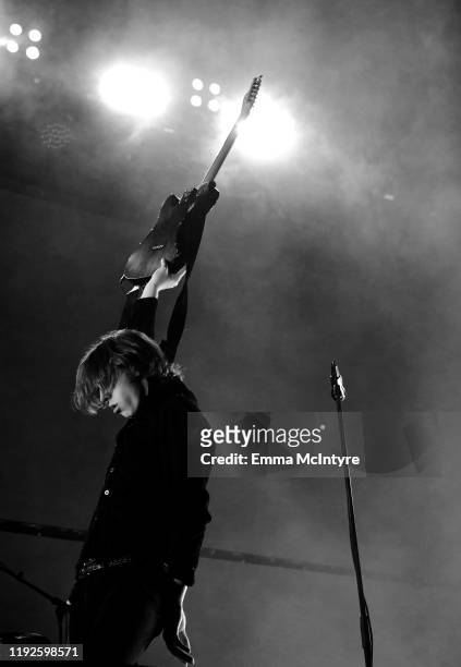 Van McCann of Catfish and the Bottlemen performs onstage during KROQ Absolut Almost Acoustic Christmas 2019 at Honda Center on December 07, 2019 in...