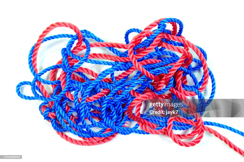 Tangled Rope High-Res Stock Photo - Getty Images