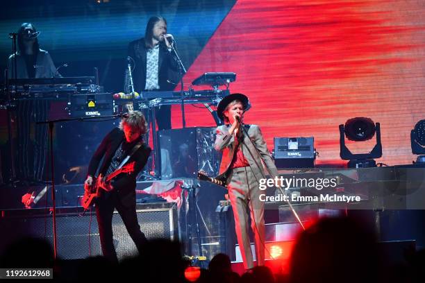 Beck performs onstage during KROQ Absolut Almost Acoustic Christmas 2019 at Honda Center on December 07, 2019 in Anaheim, California.