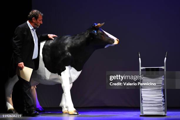 Attends Scrittori a Teatro - LÕAMACA DI DOMANI on November 16, 2019 in Cuneo, Italy.