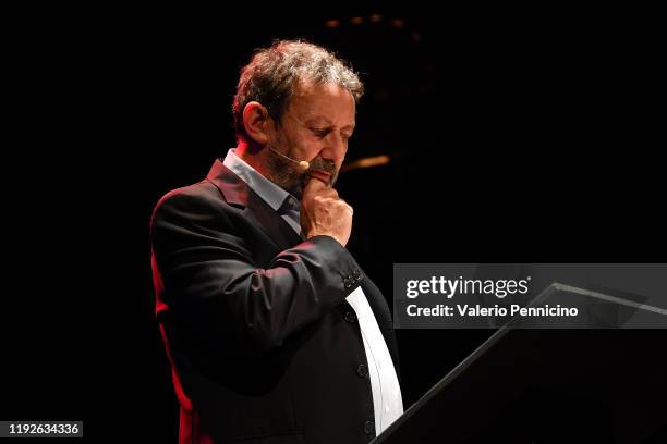 Attends Scrittori a Teatro - LÕAMACA DI DOMANI on November 16, 2019 in Cuneo, Italy.