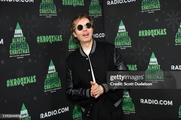 Musician Beck attends the KROQ Absolut Almost Acoustic Christmas 2019 at Honda Center on December 07, 2019 in Anaheim, California.