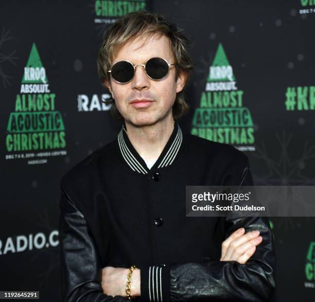 Musician Beck attends the KROQ Absolut Almost Acoustic Christmas 2019 at Honda Center on December 07, 2019 in Anaheim, California.