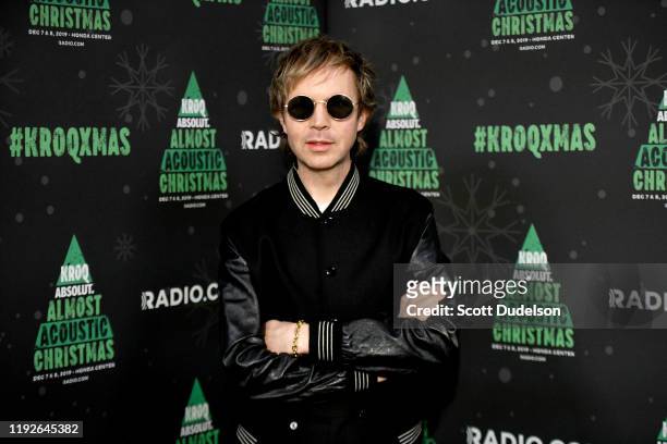Musician Beck attends the KROQ Absolut Almost Acoustic Christmas 2019 at Honda Center on December 07, 2019 in Anaheim, California.