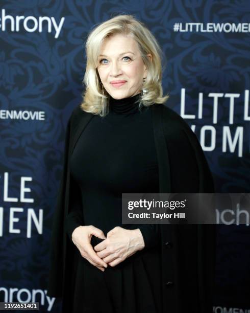 Diane Sawyer attends the world premiere of "Little Women" at Museum of Modern Art on December 07, 2019 in New York City.