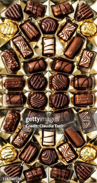 box of chocolates - box of chocolates stock pictures, royalty-free photos & images