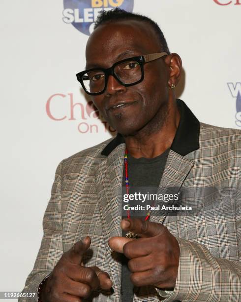Personality / Music Producer Randy Jackson attends the World's Big Sleep Out at The Rose Bowl for the homelessness at Rose Bowl on December 07, 2019...