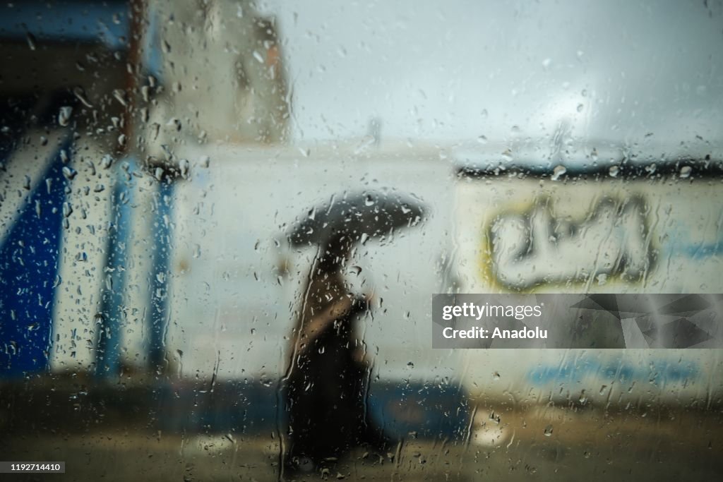 Heavy rains hit Gaza