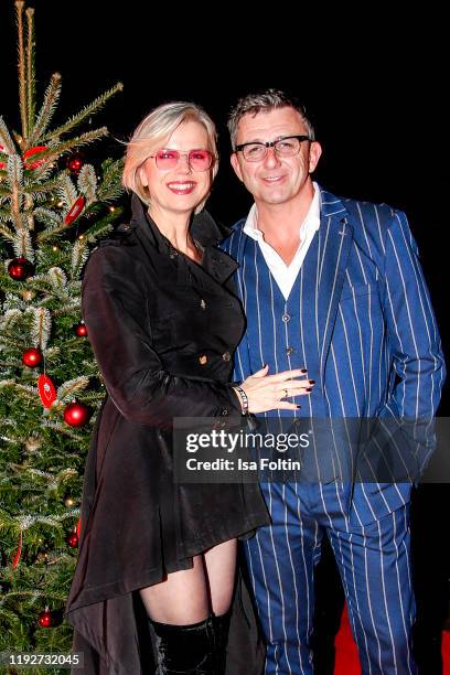 German actor Hans Sigl and his wife Susanne Sigl during the Daimlers "BE A MOVER" event at Ein Herz Fuer Kinder Gala at Studio Berlin Adlershof on...