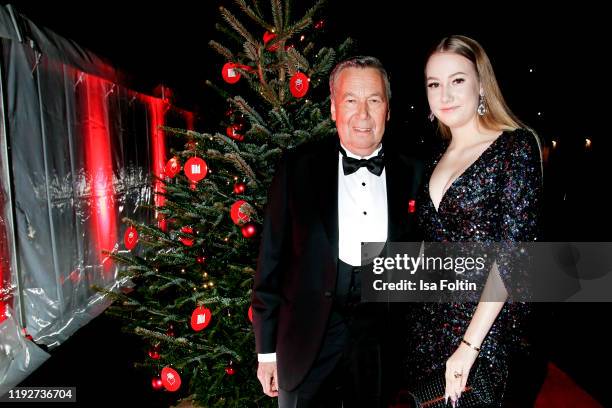 German singer Roland Kaiser and his daugther Annalena Kaiser during the Daimlers "BE A MOVER" event at Ein Herz Fuer Kinder Gala at Studio Berlin...