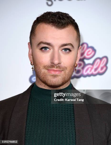 Sam Smith attends day two of Capital's Jingle Bell Ball 2019 at The O2 Arena on December 08, 2019 in London, England.