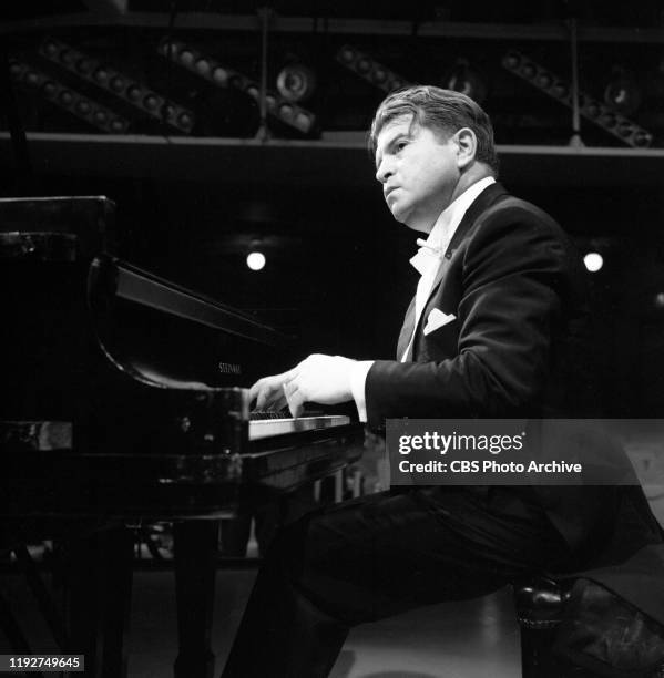 Hurok Presents - Part III , a CBS television special. Broadcast December 25, 1969. Pictured is Emil Gilels .