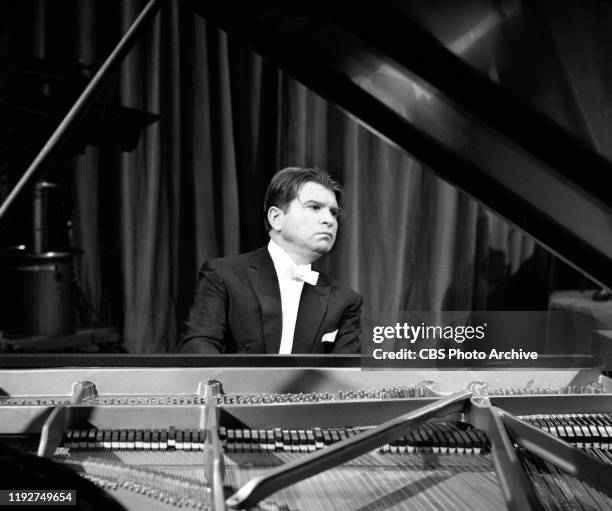 Hurok Presents - Part III , a CBS television special. Broadcast December 25, 1969. Pictured is Emil Gilels .