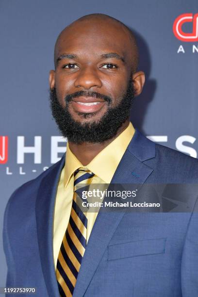 Student Athlete Nathan Bain attends CNN Heroes at American Museum of Natural History on December 08, 2019 in New York City.