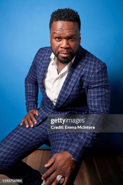 Executive Producer Curtis "50 Cent" Jackson of ABC's "For Life" poses for a portrait during the 2020 Winter TCA at The Langham Huntington, Pasadena...