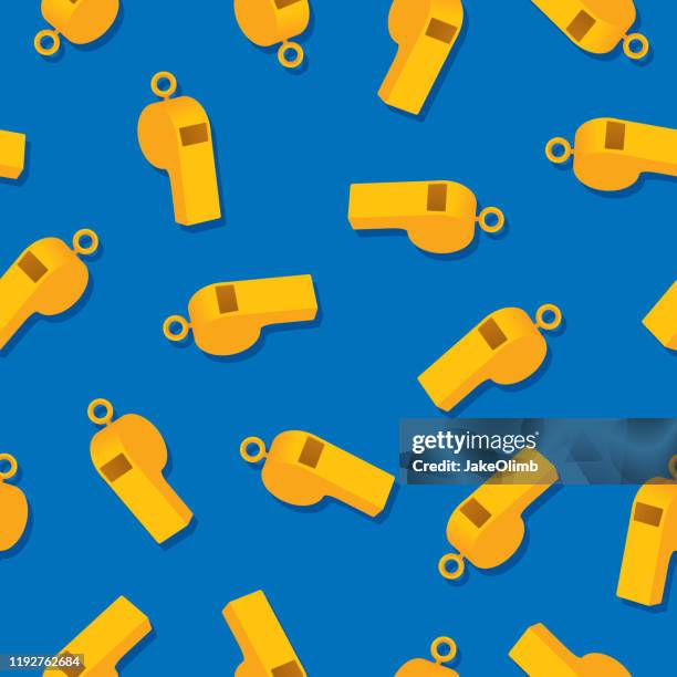 whistle pattern flat - whistle stock illustrations