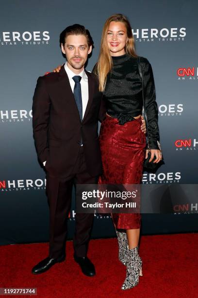 Tom Payne and Jennifer Akerman attend the 13th Annual CNN Heroes Gala at American Museum of Natural History on December 08, 2019 in New York City.